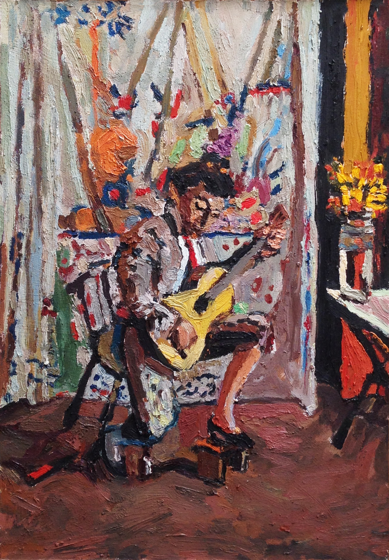 The Guitarist (Mmm Matisse) (after Matisse)