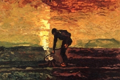 Peasant-Burning-Weeds-after-Van-Gogh