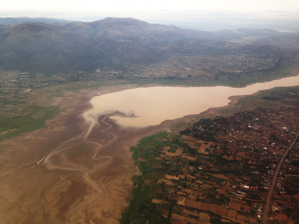 Muddy lake